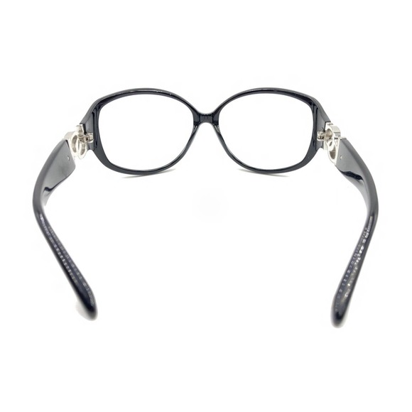 BB Black Silver Butterfly Oval Sunglasses Frames Designer Fashion Women Men - Picture 5 of 12